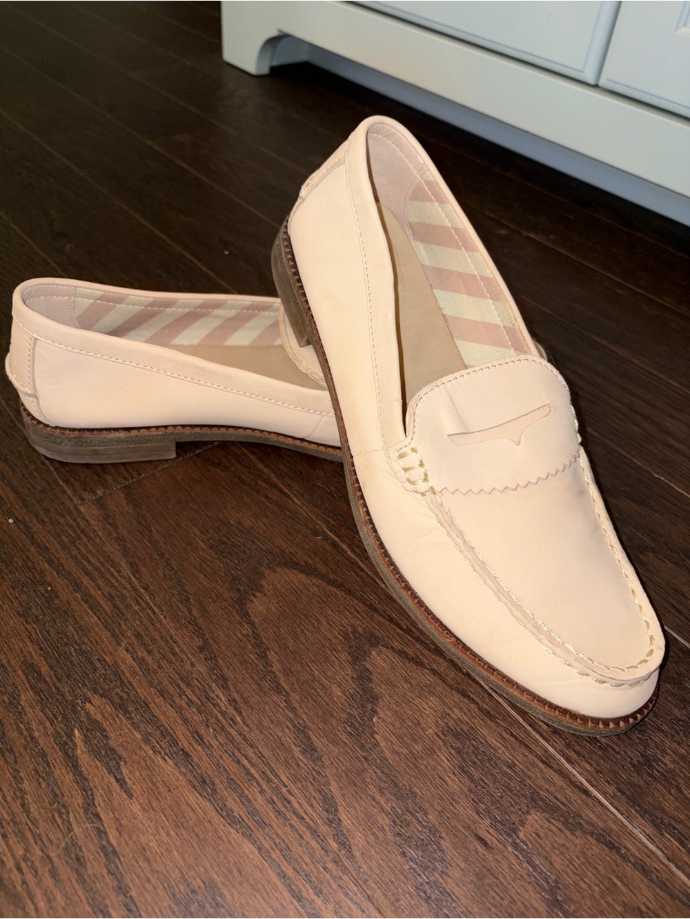 Sperry Pale Pink Penny Loafers